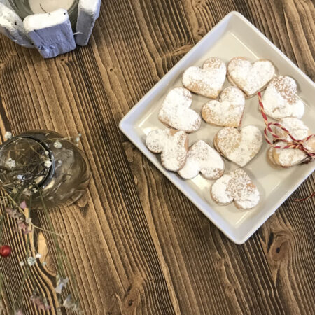 SPELT LINZER COOKIES
