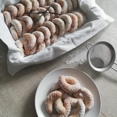 BUCKWHEAT VANILLA CRESCENT COOKIES