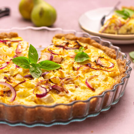 PEAR AND FETA CHEESE TART