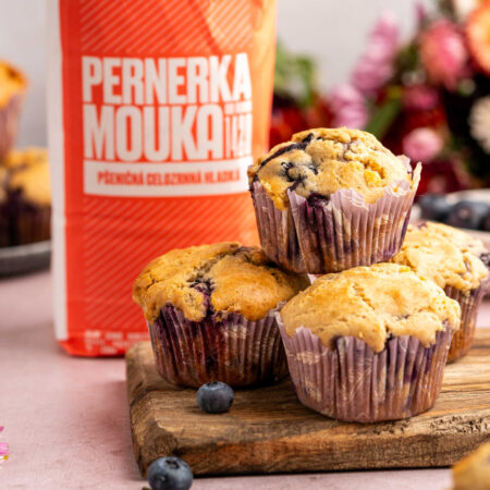 BLUEBERRY AND WHITE CHOCOLATE MUFFINS