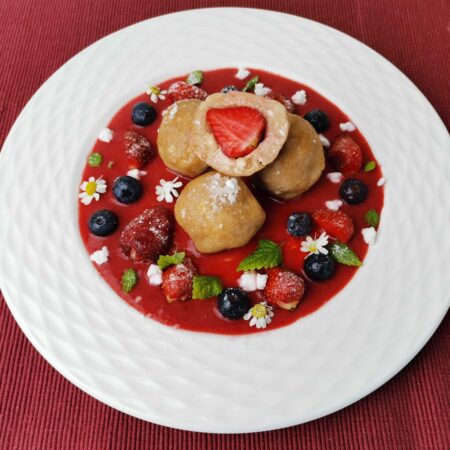 STRAWBERRY DUMPLINGS