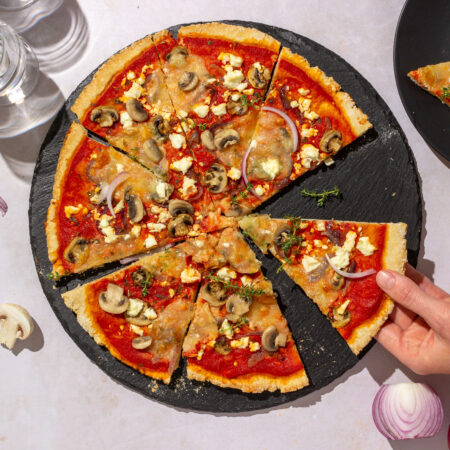 BUCKWHEAT AND SPELT PIZZA